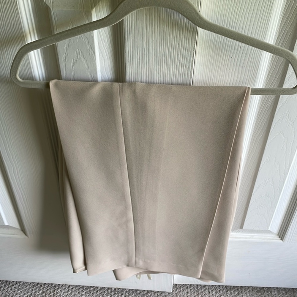 Gorgeous beige crepe with lining dress slacks from Talbots.